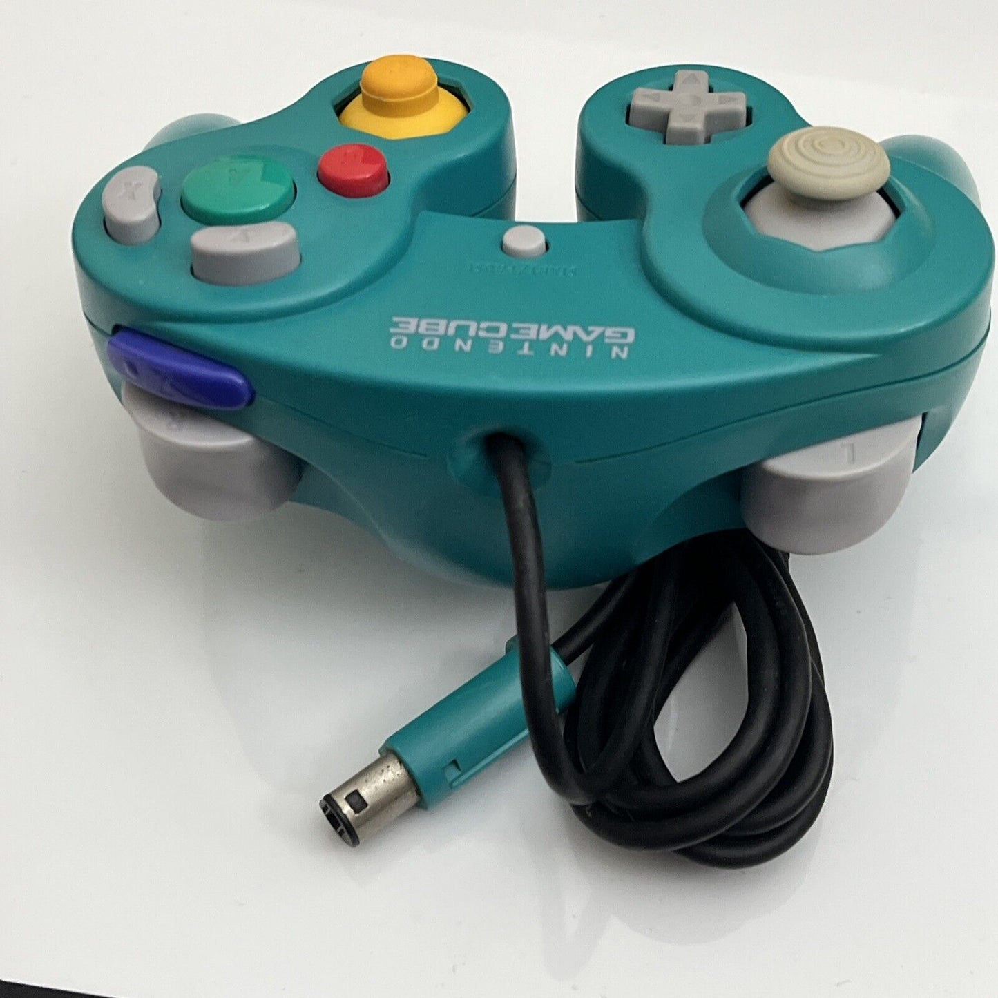 Genuine Official Nintendo GameCube Controller Emerald Blue Turquoise
