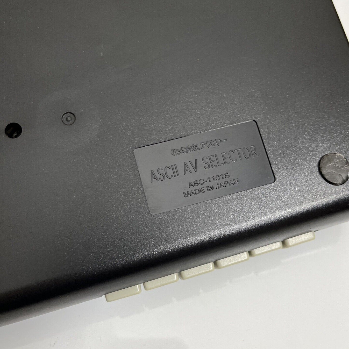 ASCII AV Selector 6:1 RCA S-Video Composite Made In Japan ASC-1101S