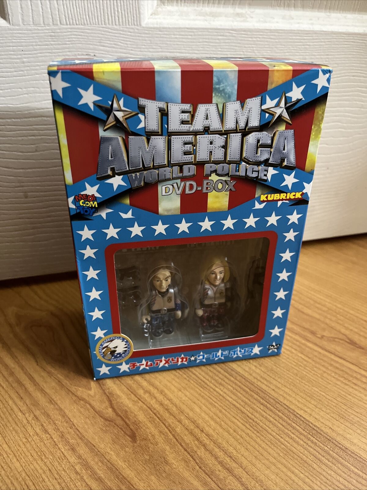 Team America World Police DVD Box Kubrick Character Figurines Region 2 NEW