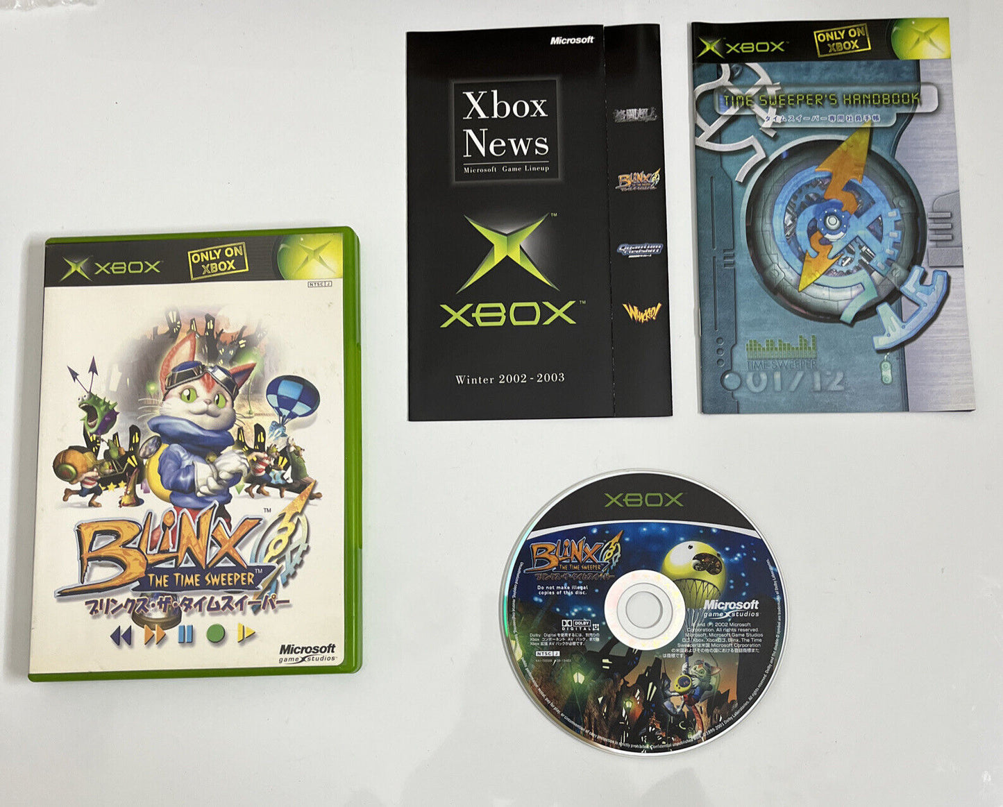 Blinx The Time Sweeper - Microsoft XBOX Original NTSC-J JAPAN Game Complete