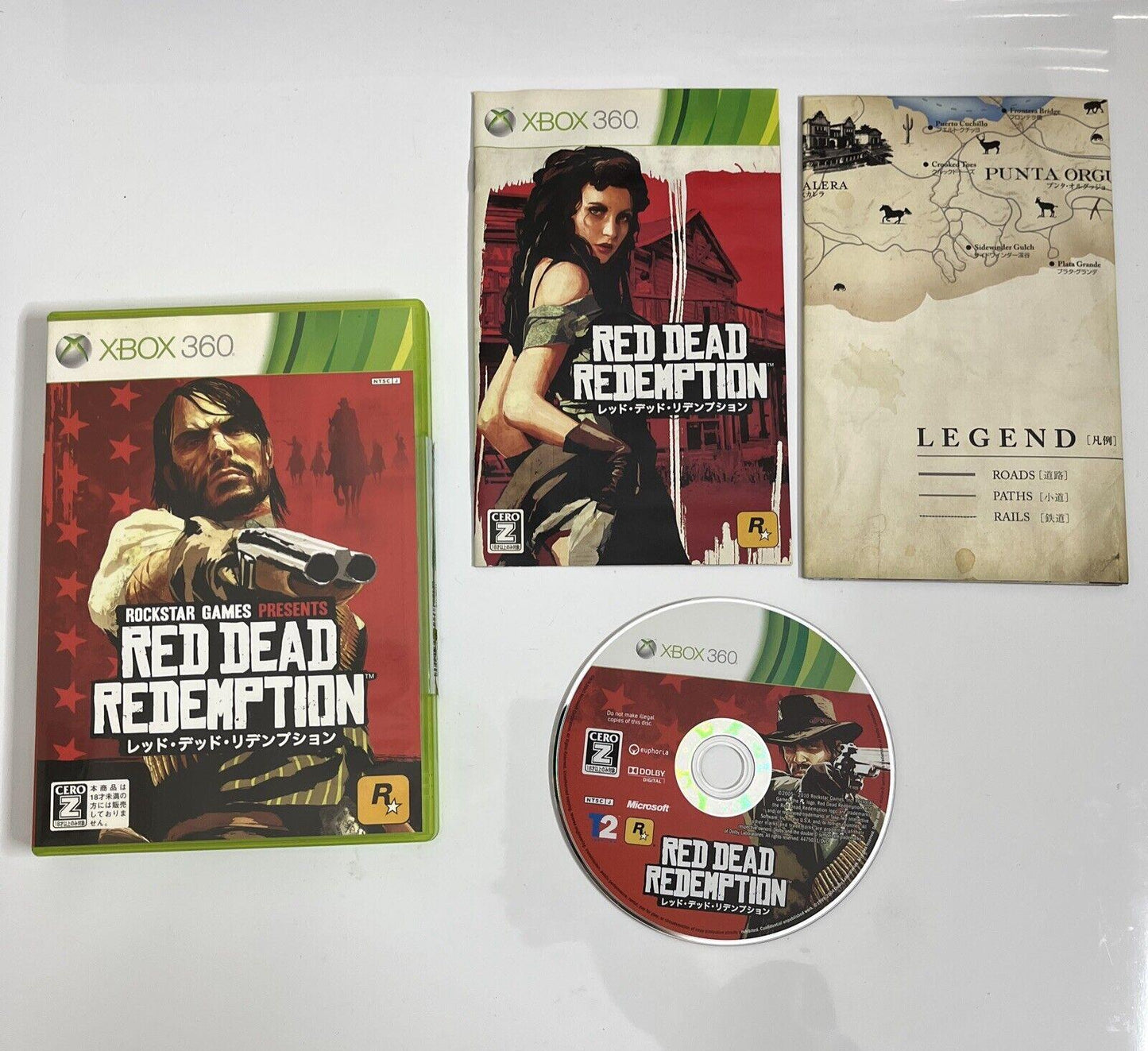 Red Dead Redemption - Microsoft XBOX 360 NTSC-J JAPAN Game Complete
