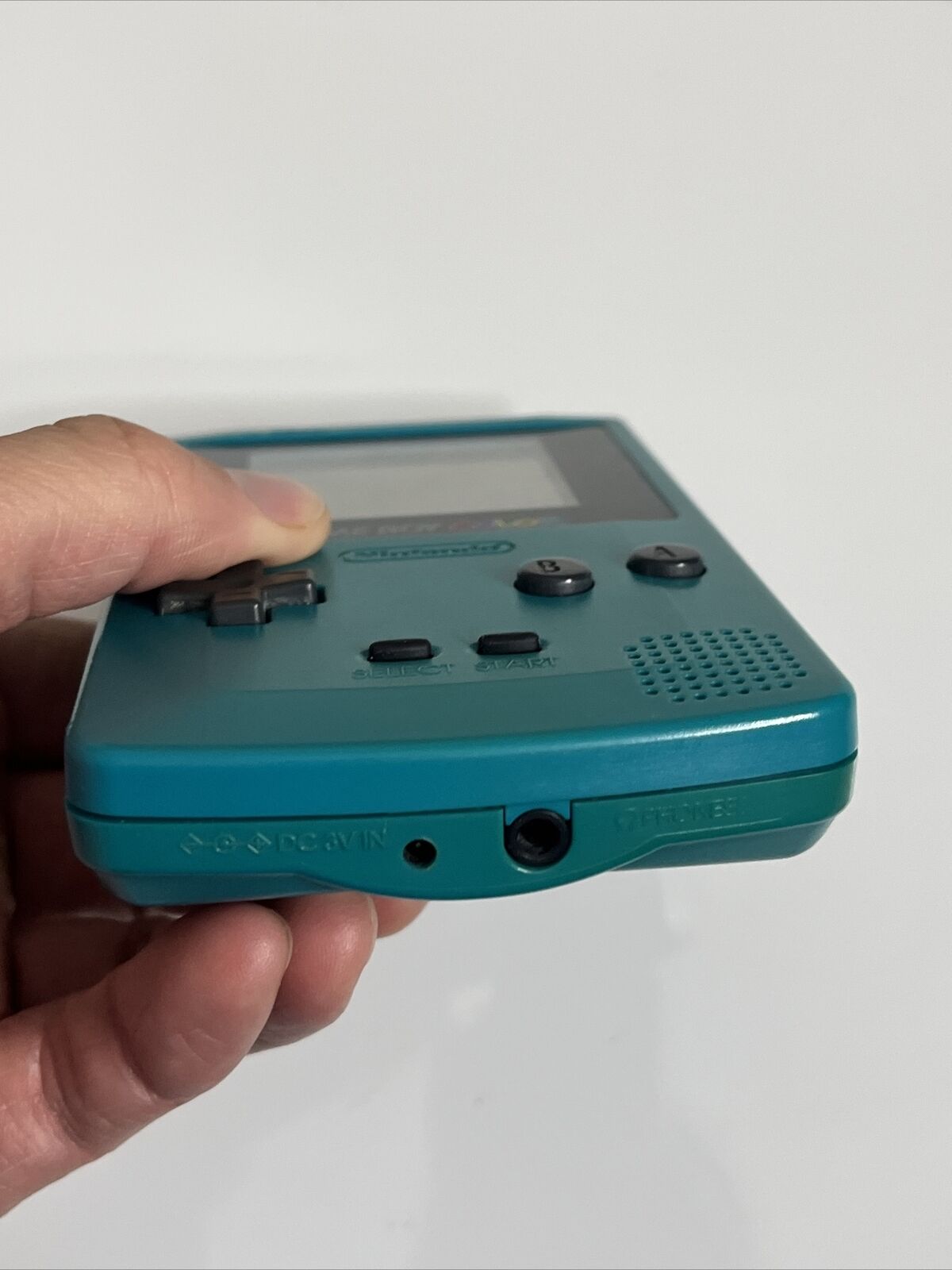 Nintendo Game Boy Color Blue Teal Console Handheld System CGB-001