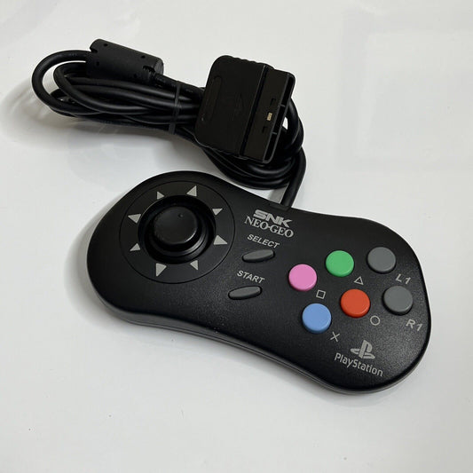Official SNK NEO GEO PlayStation Controller for Sony PS1 PS2 NeoGeo Pad 2