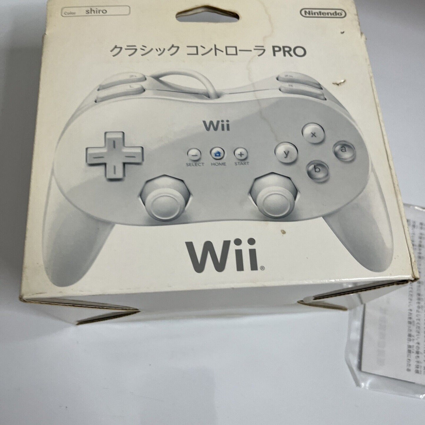Official Nintendo Wii Classic Pro Controller Remote Professional Genuine White