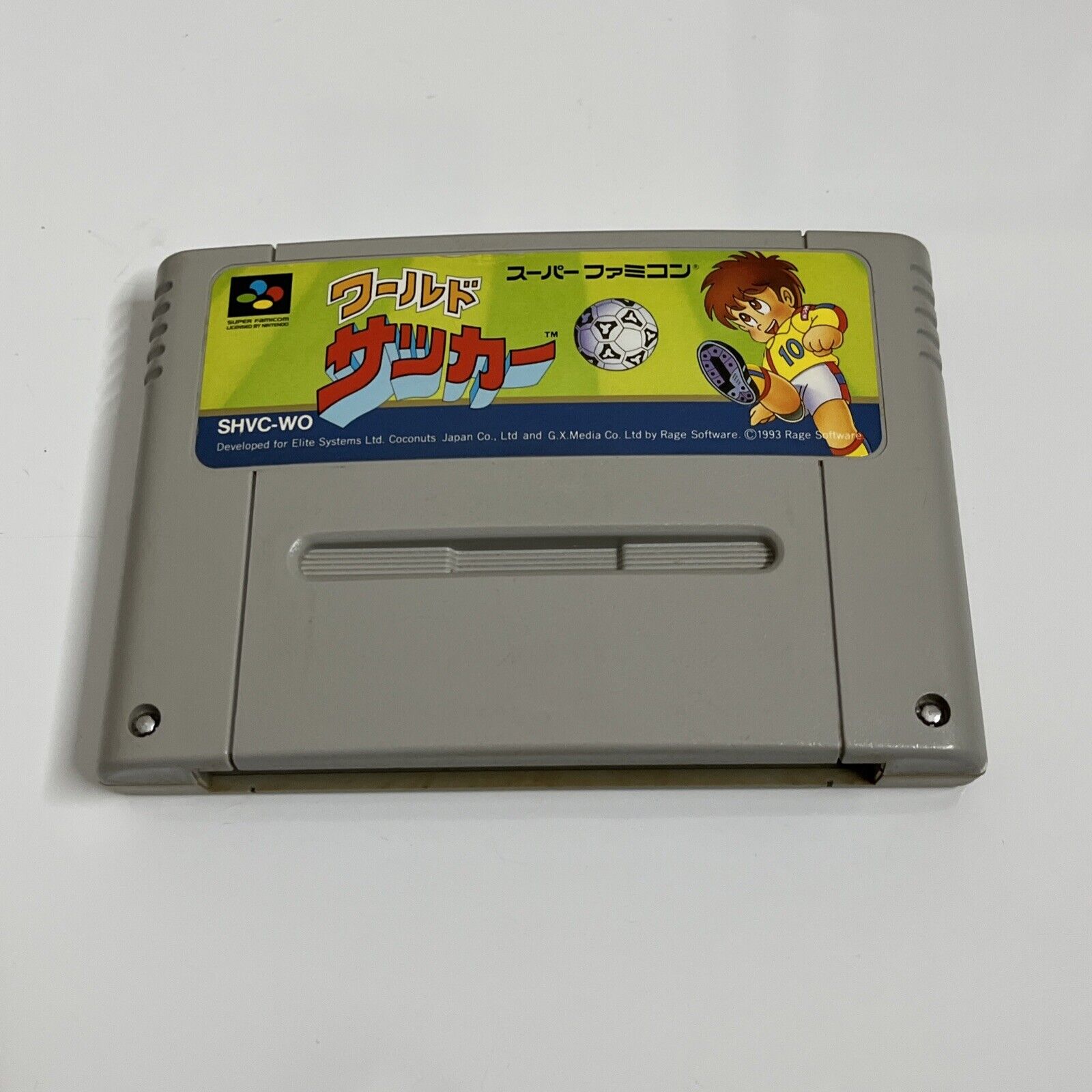 World Soccer - Nintendo Super Famicom SNES NTSC-J JAPAN Game 1993 ...