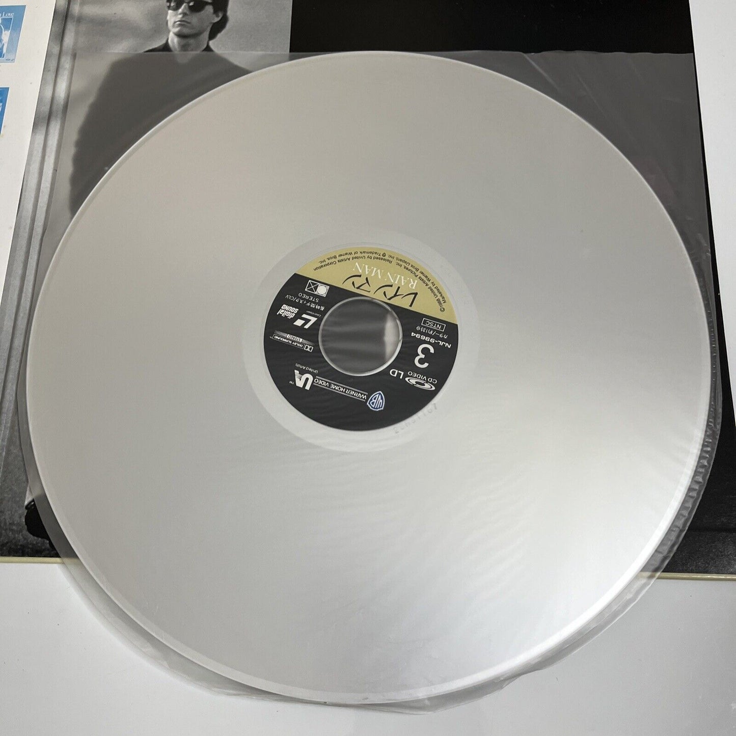 Rain Man Laserdisc (LD, 1988) Dustin Hoffman, Tom Cruise NTSC NJL-99694