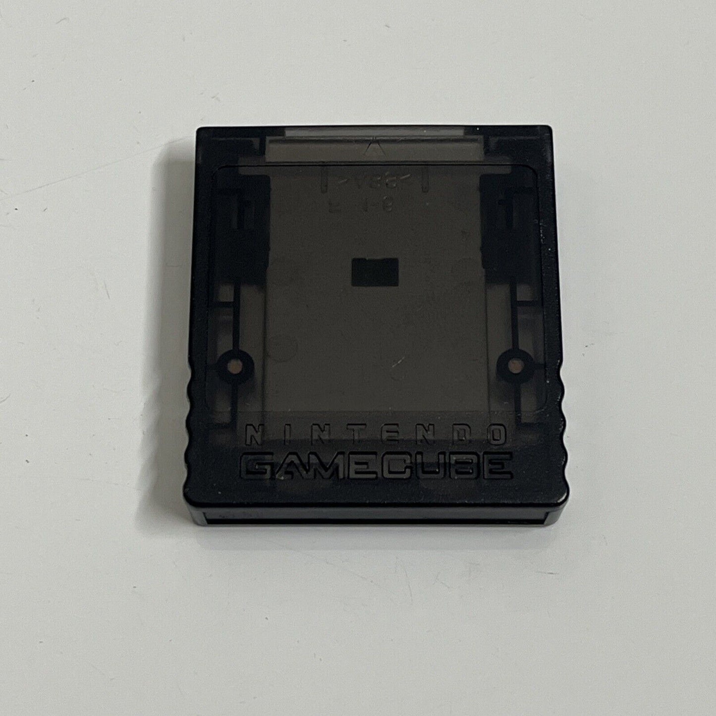 Official Nintendo GameCube Memory Card 59 Blocks Clear Black Transparent DOL-008