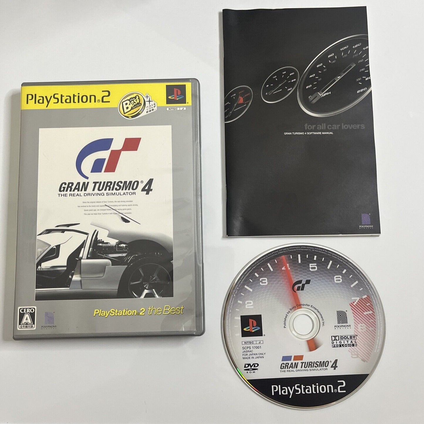 Gran Turismo 4 Sony PlayStation PS2 NTSC-J JAPAN Game Complete