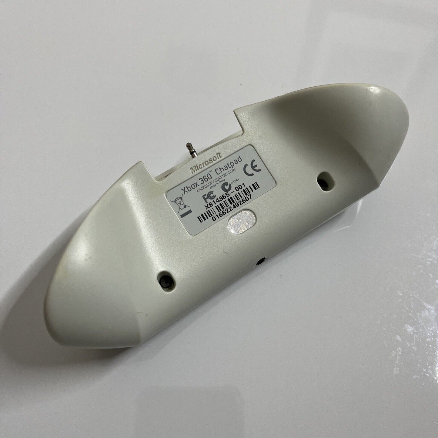 Genuine Official Microsoft Xbox 360 White Wireless Controller & Chatpad