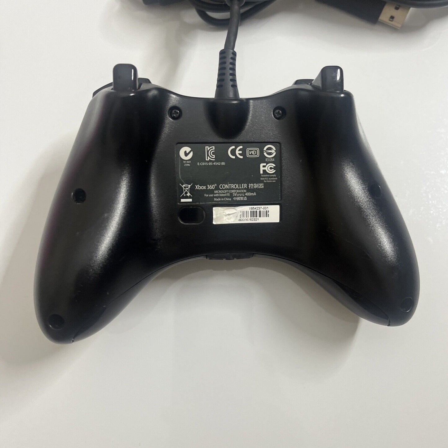Genuine Official Microsoft Xbox 360 Controller Wired USB Black for PC XBOX 360