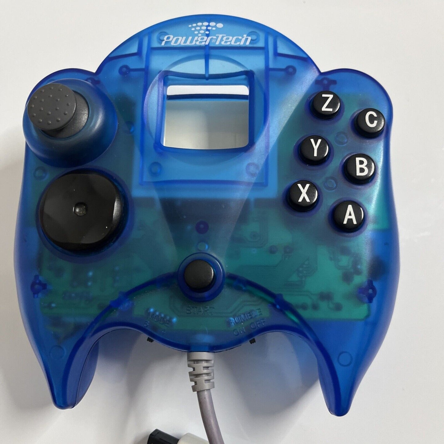 Powertech Sega Dreamcast Controller Transparent Blue