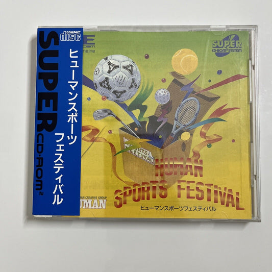Human Sports Festival  PC Engine PCE Super CD-ROM NTSC-J Game Complete