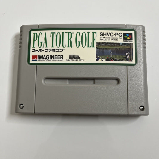 PGA Tour Golf  Nintendo Super Famicom SNES NTSC-J JAPAN 1992 Game