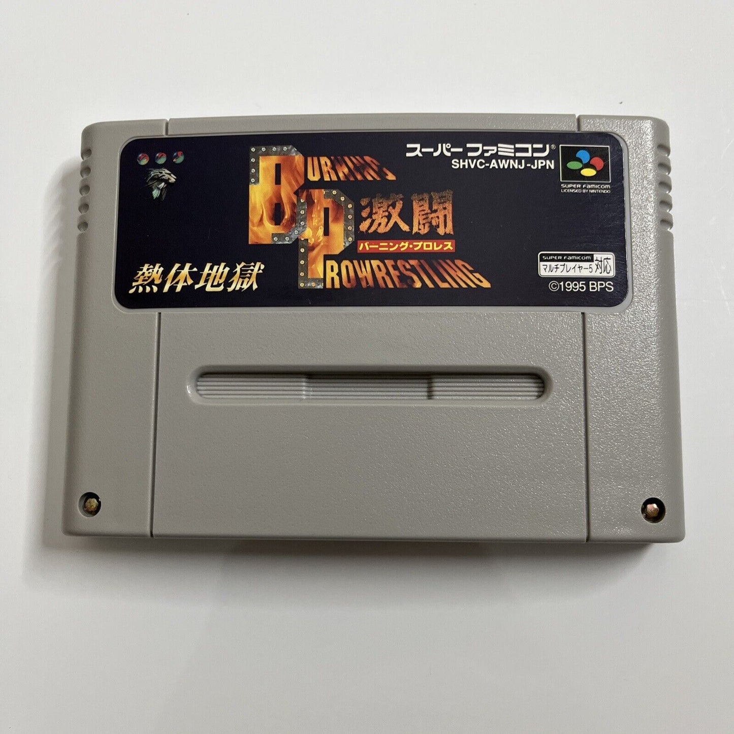 Burning Pro Wrestling  Nintendo Super Famicom SNES NTSC-J JAPAN 1995 Game