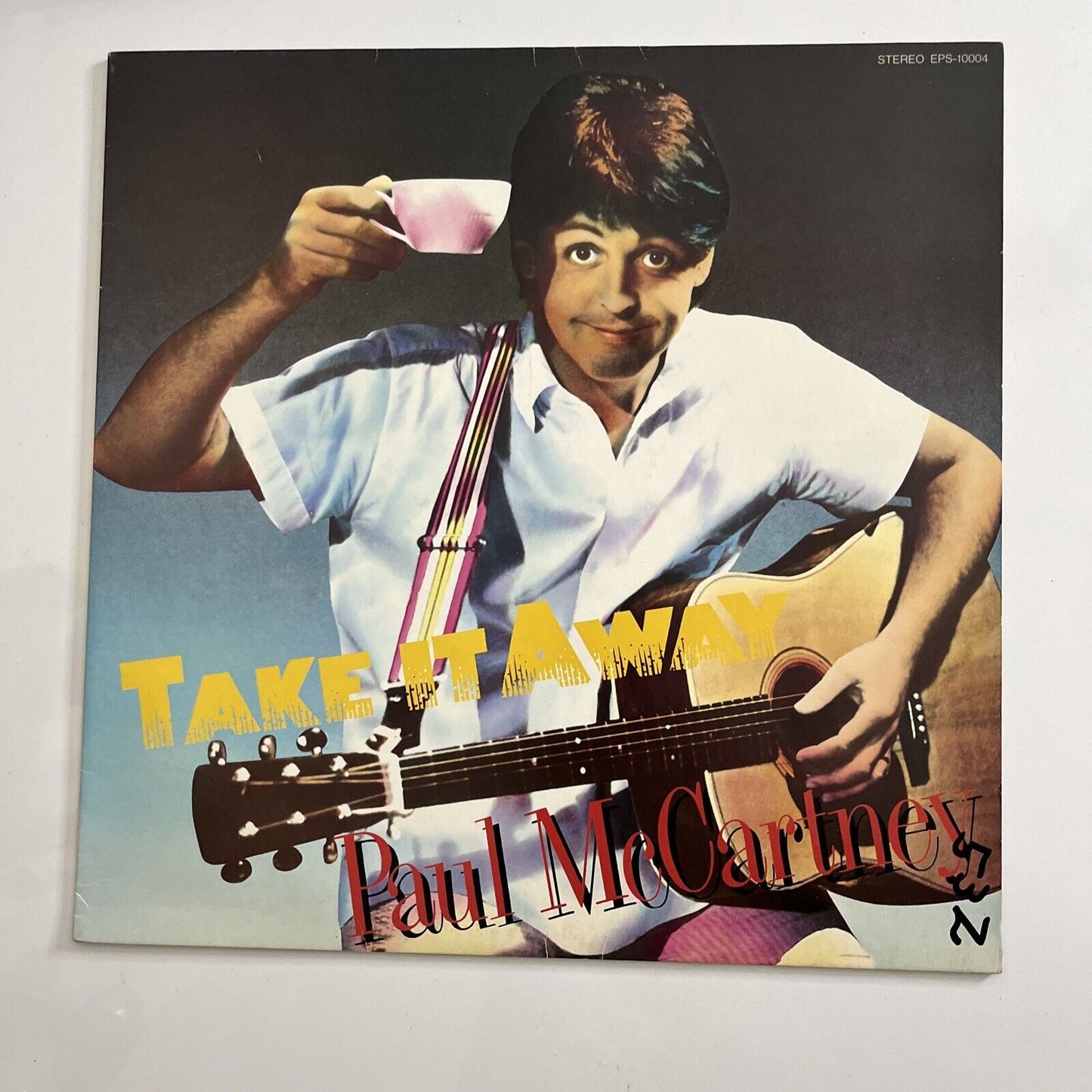 Paul McCartney - Take It Away 12" Yellow Vinyl 1982 Record 45 RPM EPS-10004