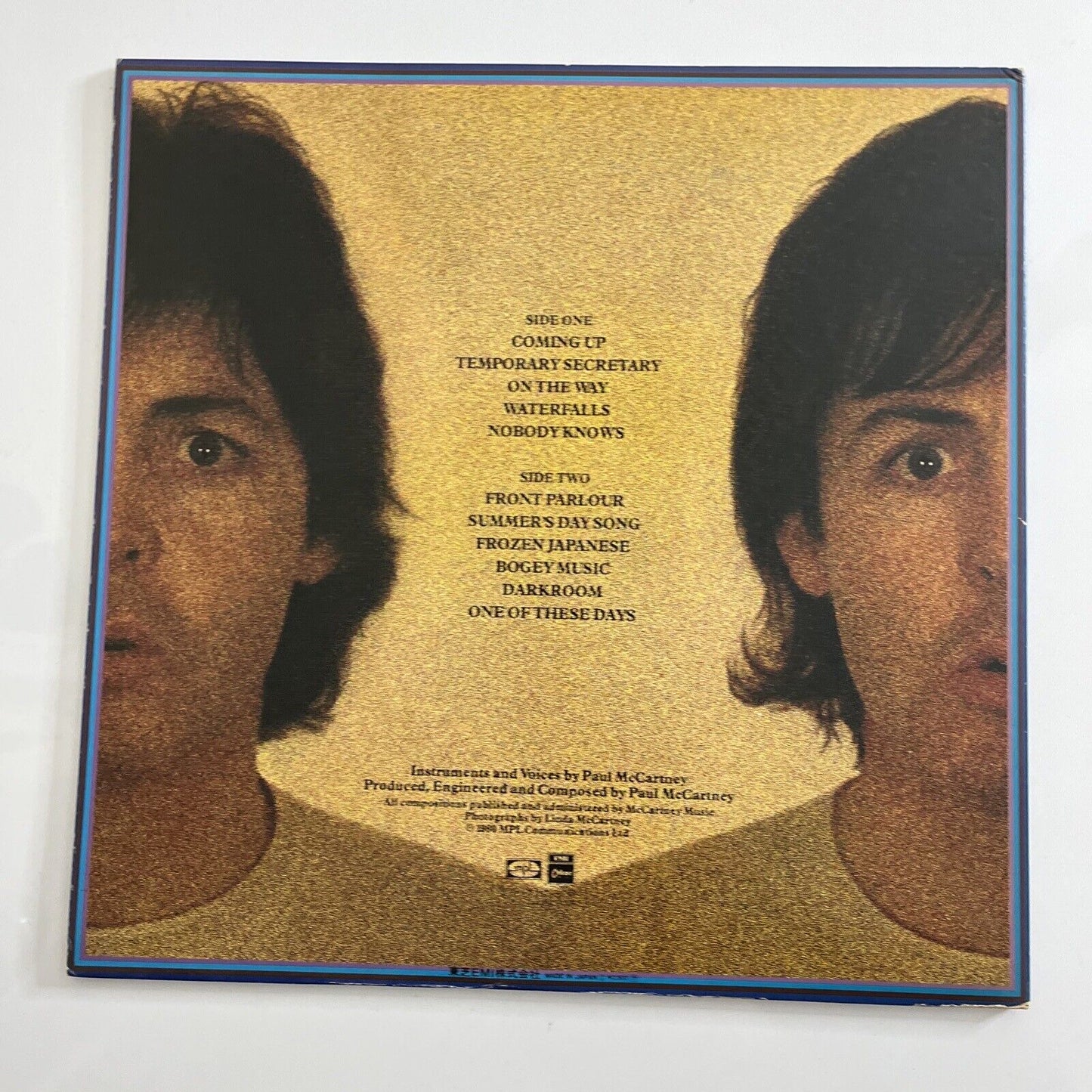 Paul McCartney - McCartney II LP Vinyl Record 1980 Gatefold EPS-81324
