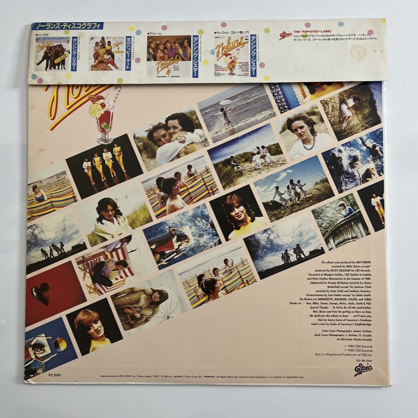 The Nolans – Making Waves LP Vinyl Record 1980  25-3P-244