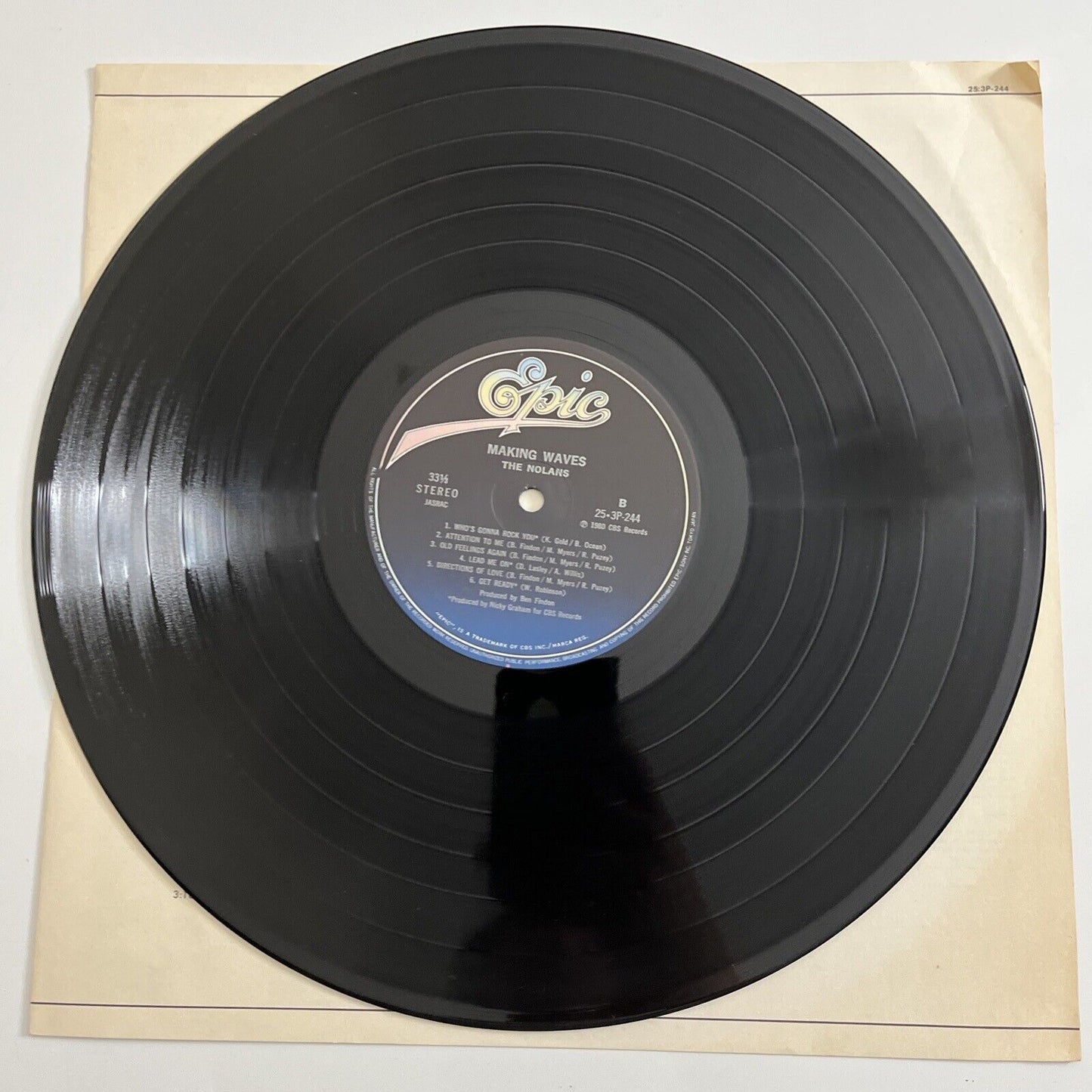 The Nolans – Making Waves LP Vinyl Record 1980  25-3P-244