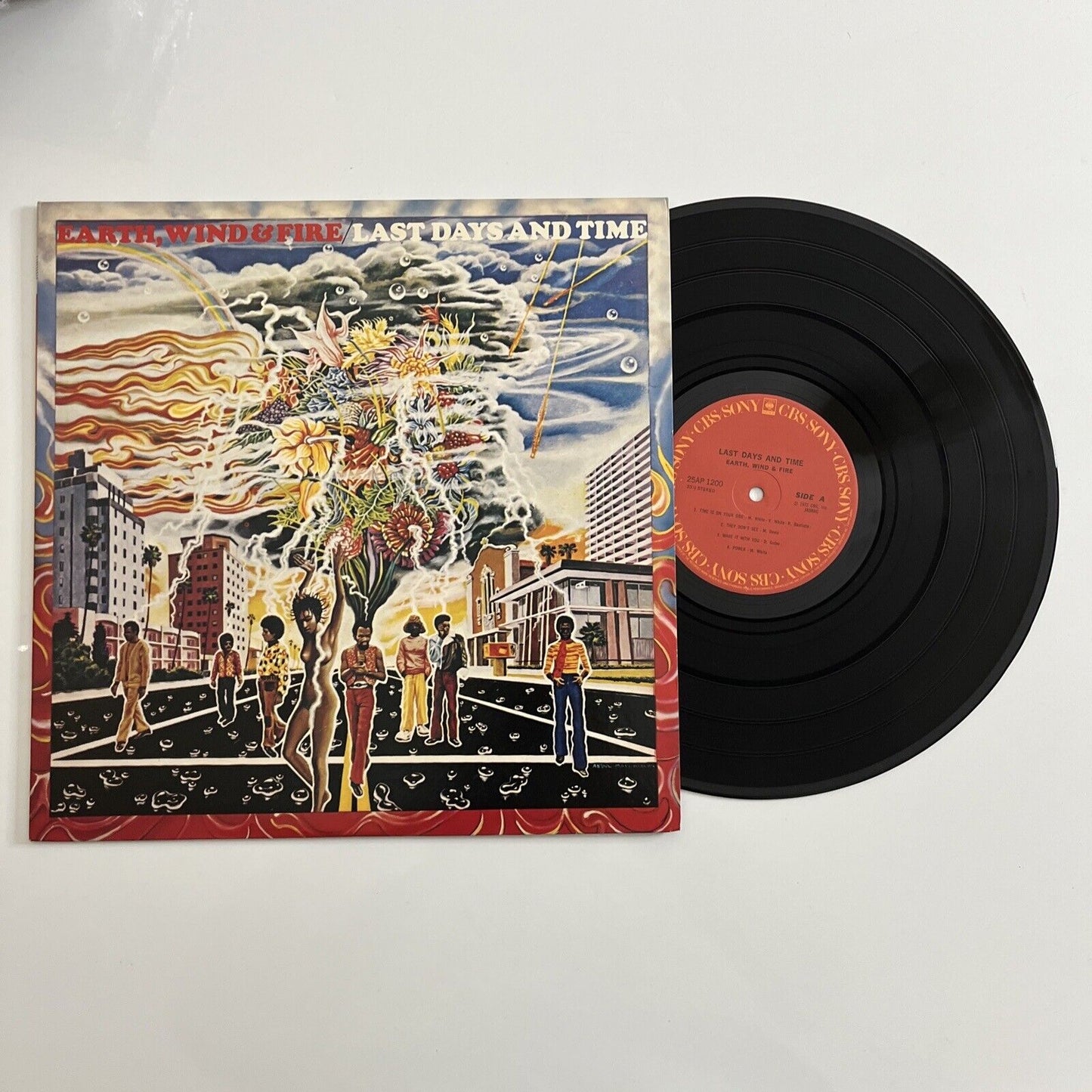 Earth Wind & Fire - Last Days And Time LP Vinyl Record 1978 25AP-1200