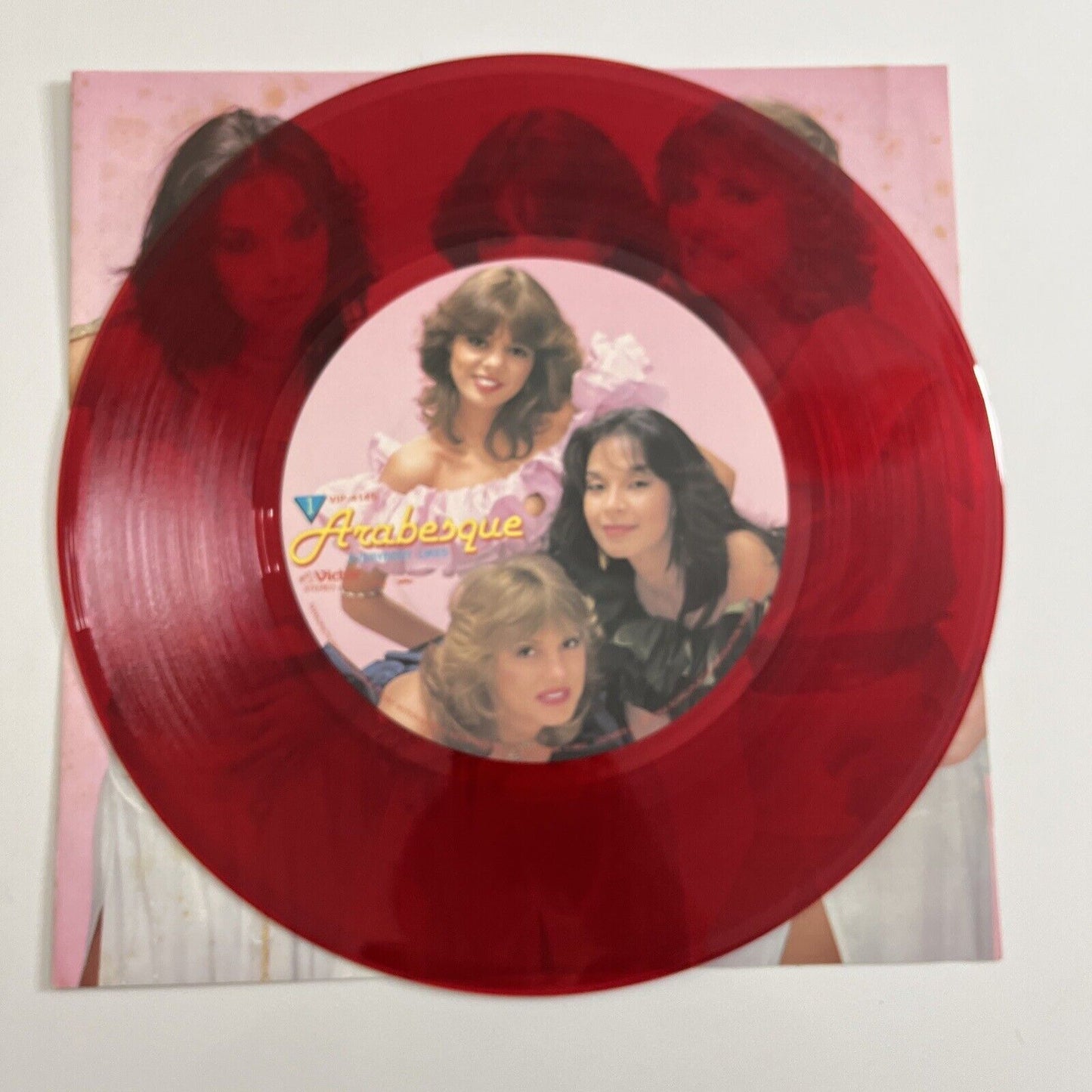 Arabesque – Everybody Likes Arabesque LP Red Vinyl Record 1982 Obi VIP-4145