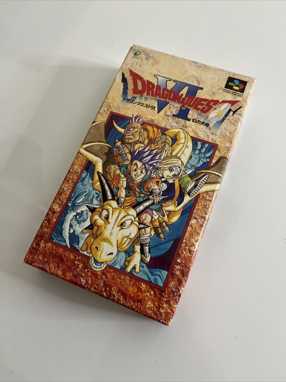 Dragon Quest VI  Super Famicom Nintendo SNES Japan NTSC-J 1995 Complete with Map
