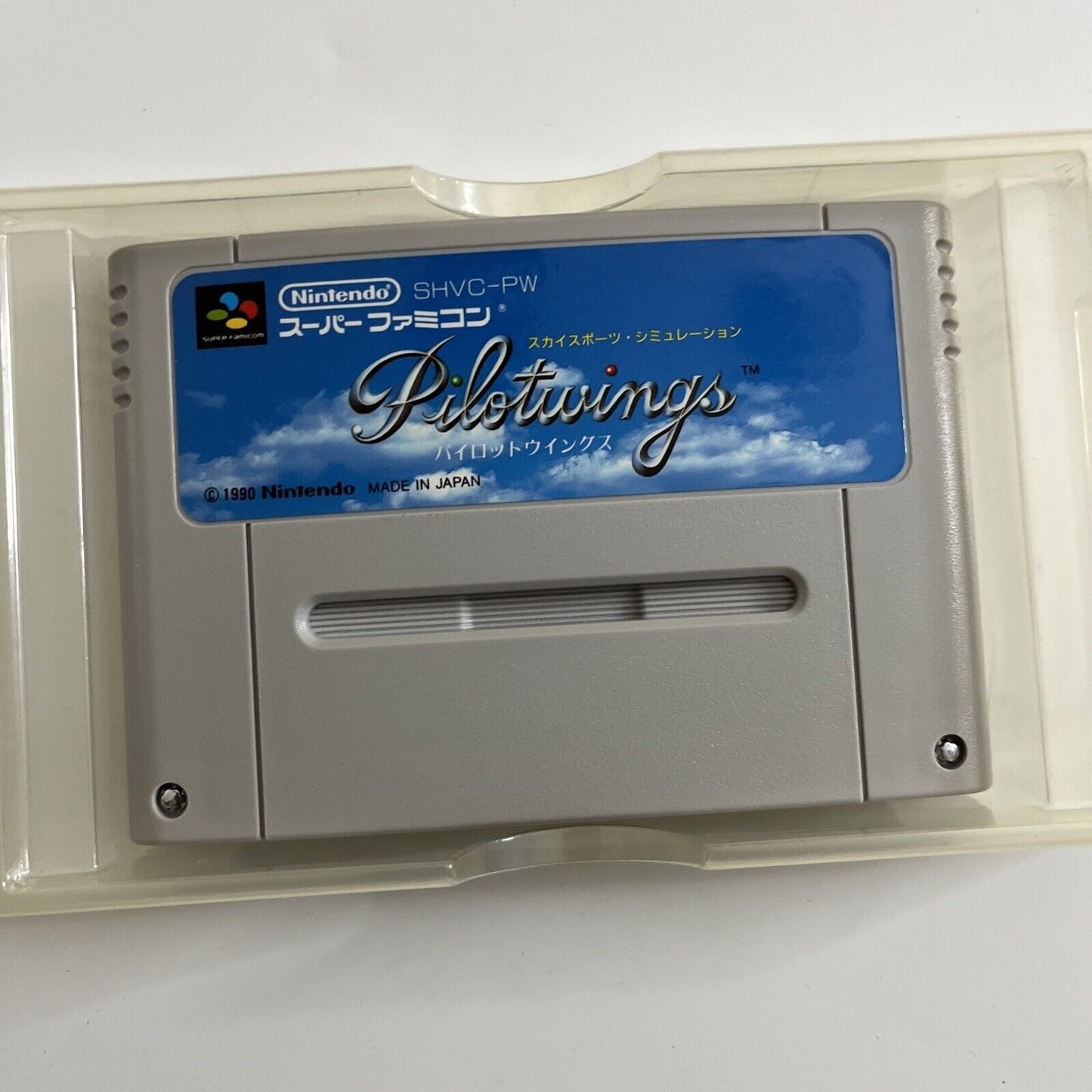 Pilot Wings  Nintendo Super Famicom SNES NTSC-J JAPAN 1990 Game Complete