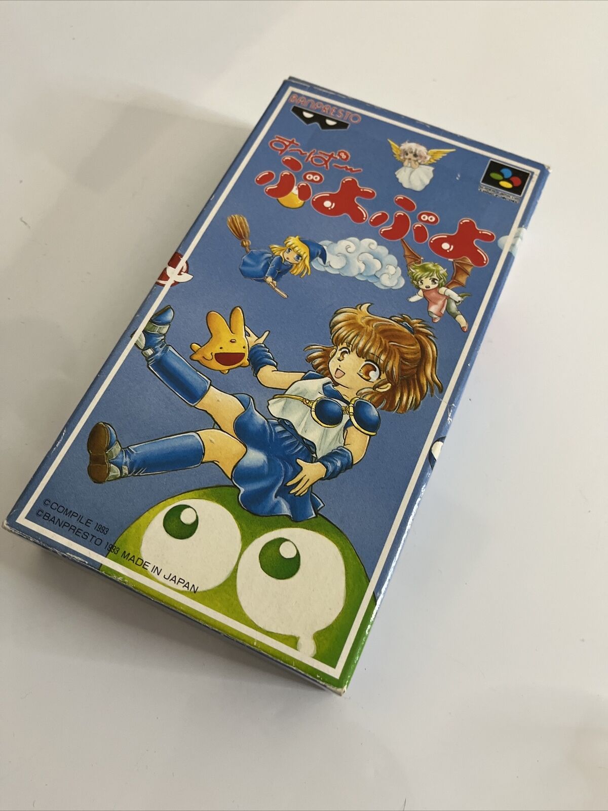 Super Puyo Puyo  Nintendo Super Famicom SNES NTSC-J JAPAN Puzzle Game Complete