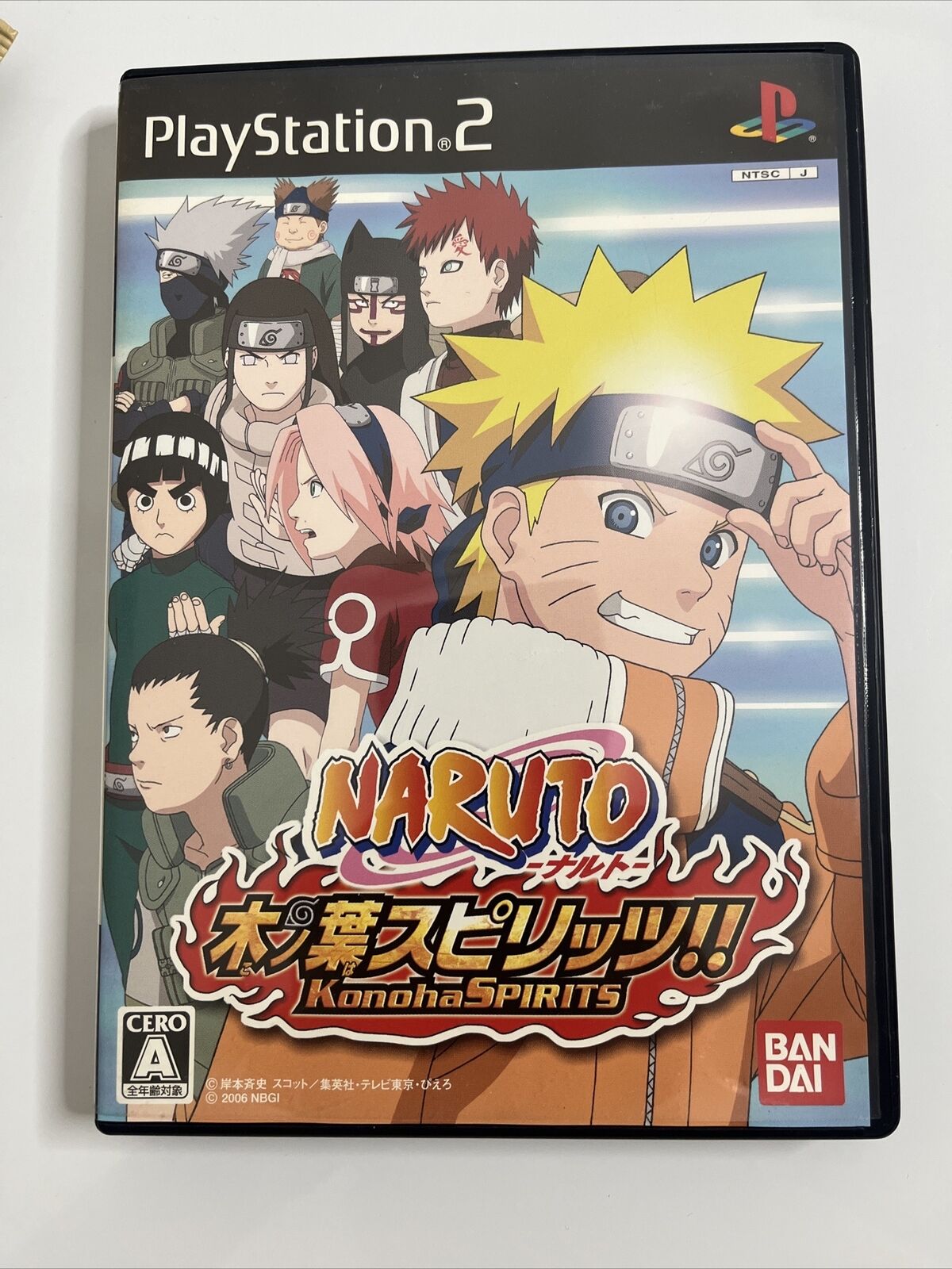 Naruto Konoha Spirits  Sony PlayStation PS2 NTSC-J JAPAN Game Complete