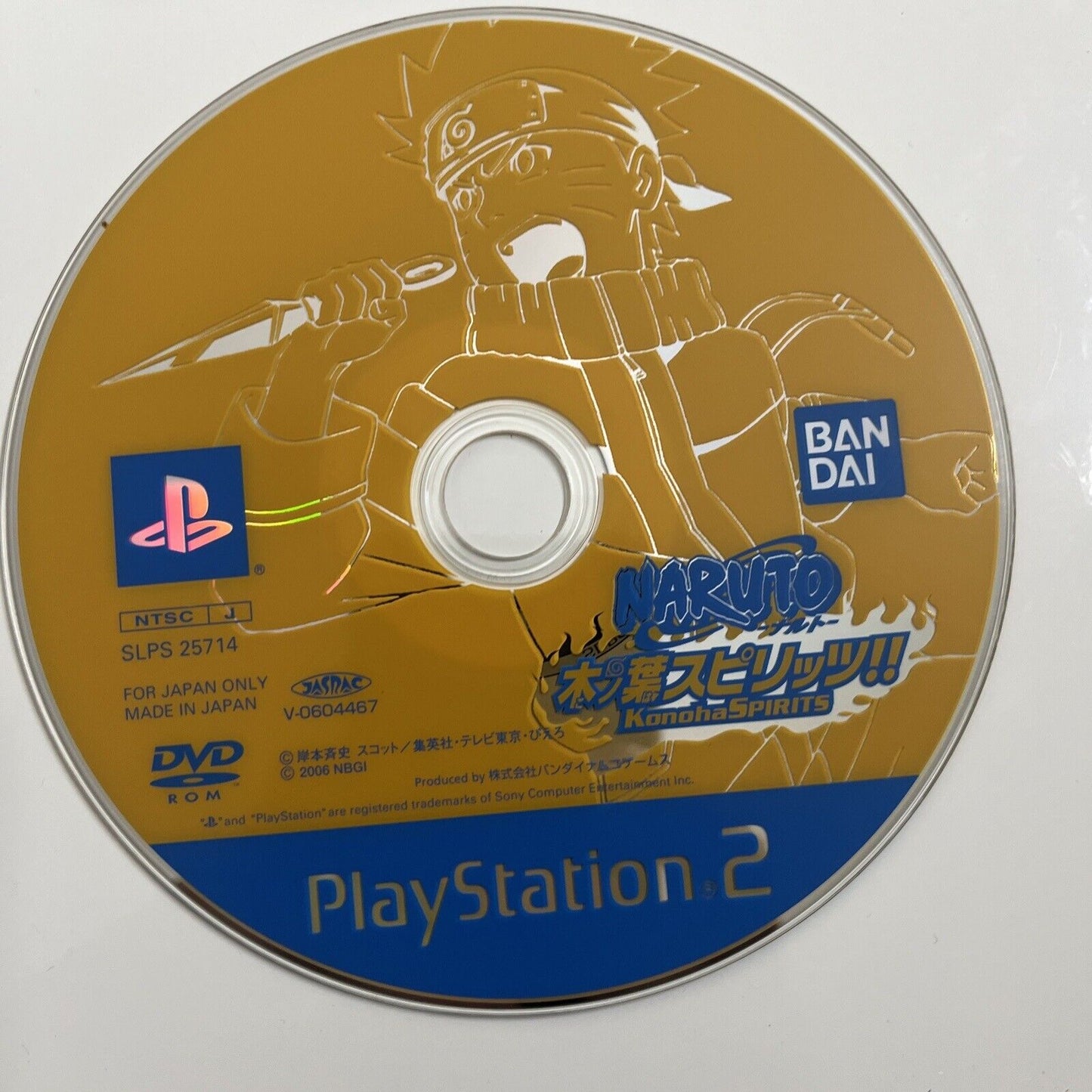 Naruto Konoha Spirits  Sony PlayStation PS2 NTSC-J JAPAN Game Complete