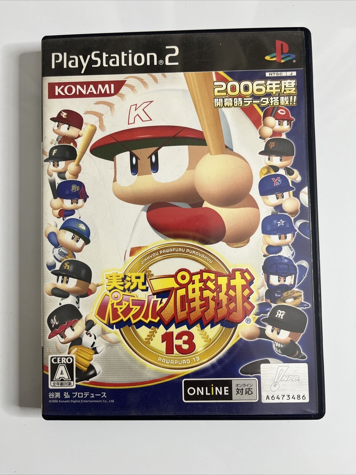 Jikkyou Powerful Pro Yakyuu 13 Baseball  PlayStation PS2 NTSC-J JAPAN Complete