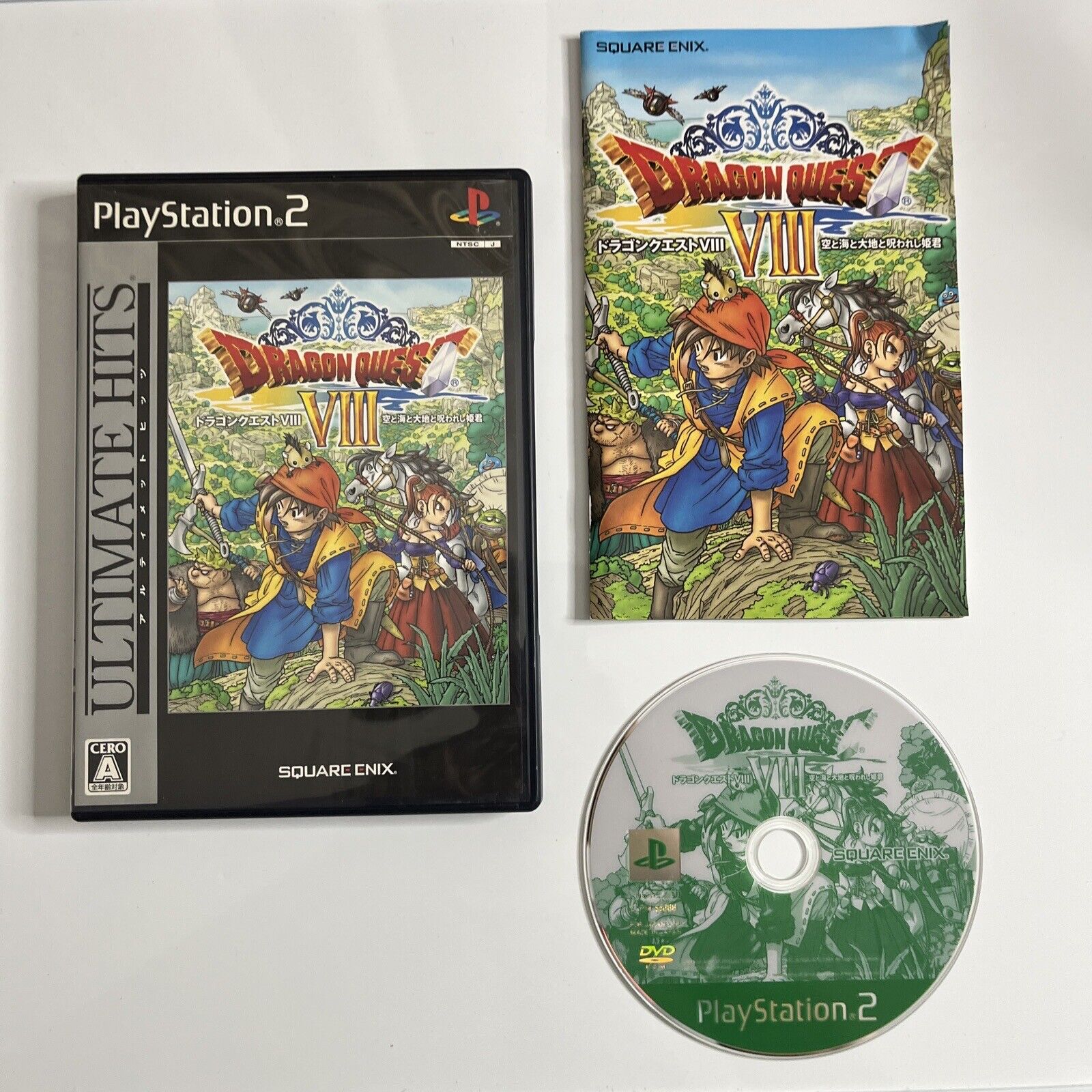 PlayStation 2 Lot Dragon Quest V 5 VIII 8 PS2 Set From Japan JP PS2 Game  NTSC-J