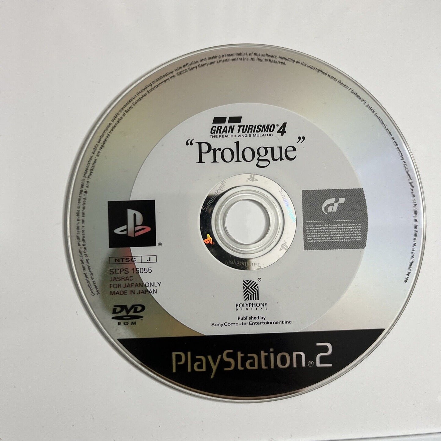 Gran Turismo 4 Prologue  Sony PlayStation PS2 NTSC-J JAPAN Car Racing 2003 Game