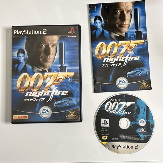 James Bond 007 NightFire Sony PlayStation PS2 NTSC-J JAPAN Shooter Game Complete