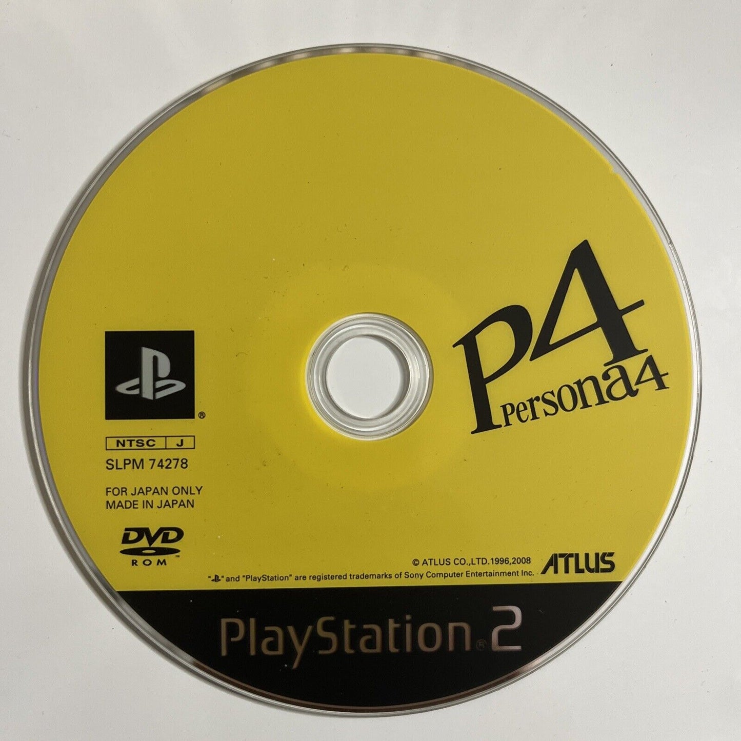 Persona 4 P4 with Trading Card Sony PlayStation PS2 NTSC-J JAPAN Game Complete
