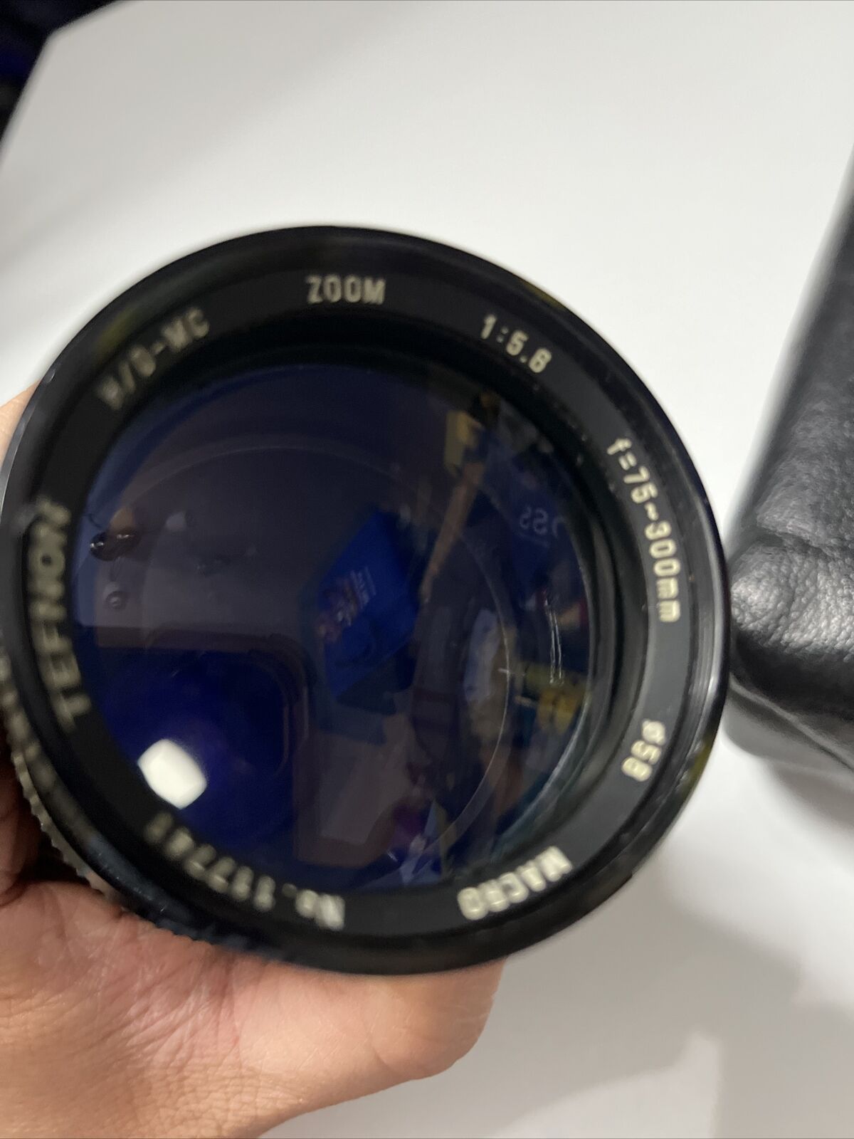 Tefnon Zoom Macro Lens H/d-MV 1:5.8 f=75-300mm Macro 58mm Japan *Dust in lens