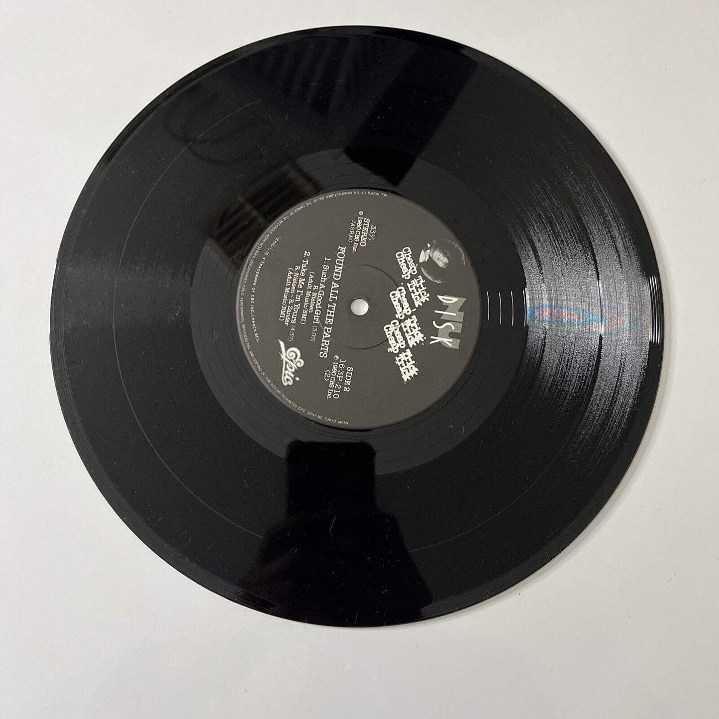 Cheap Trick - Found All The Parts 10" Vinyl Record 1980 Obi Epic 16-3P-210