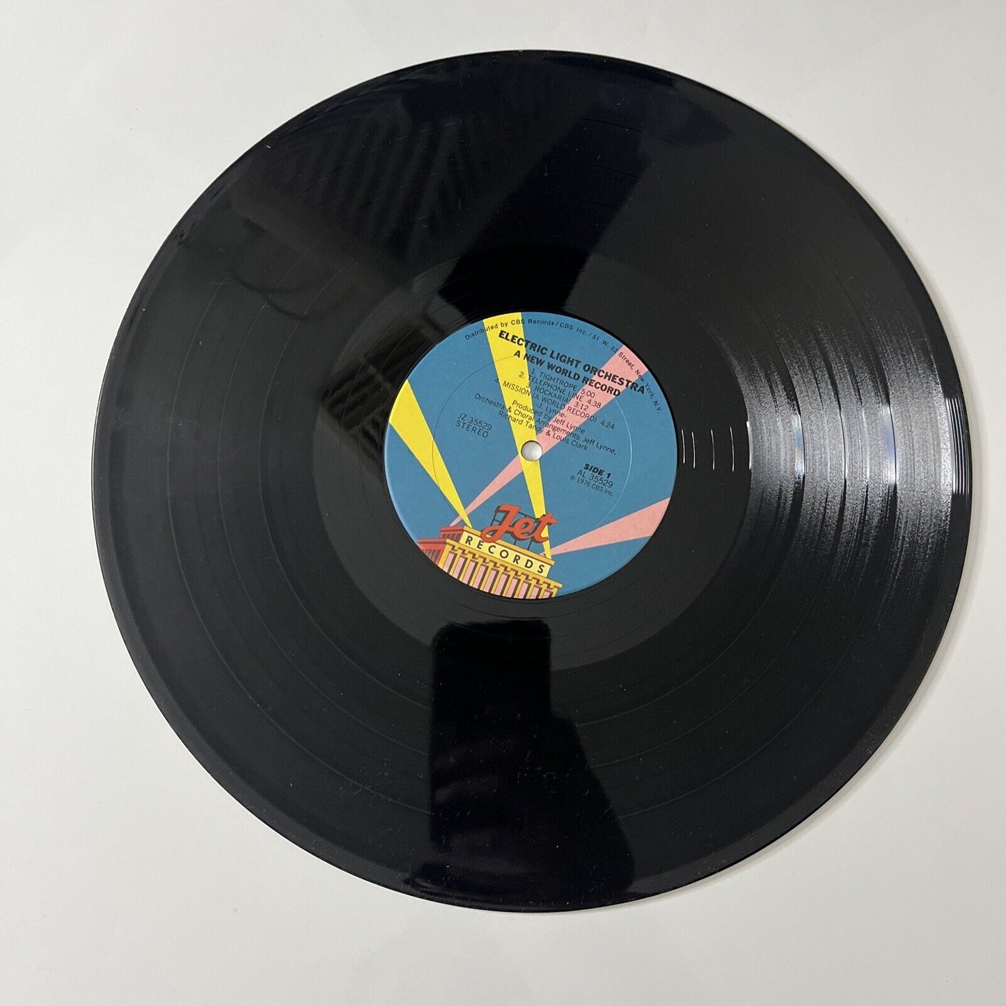 Electric Light Orchestra - A New World Record LP 1976 Vinyl Record JZ 35529