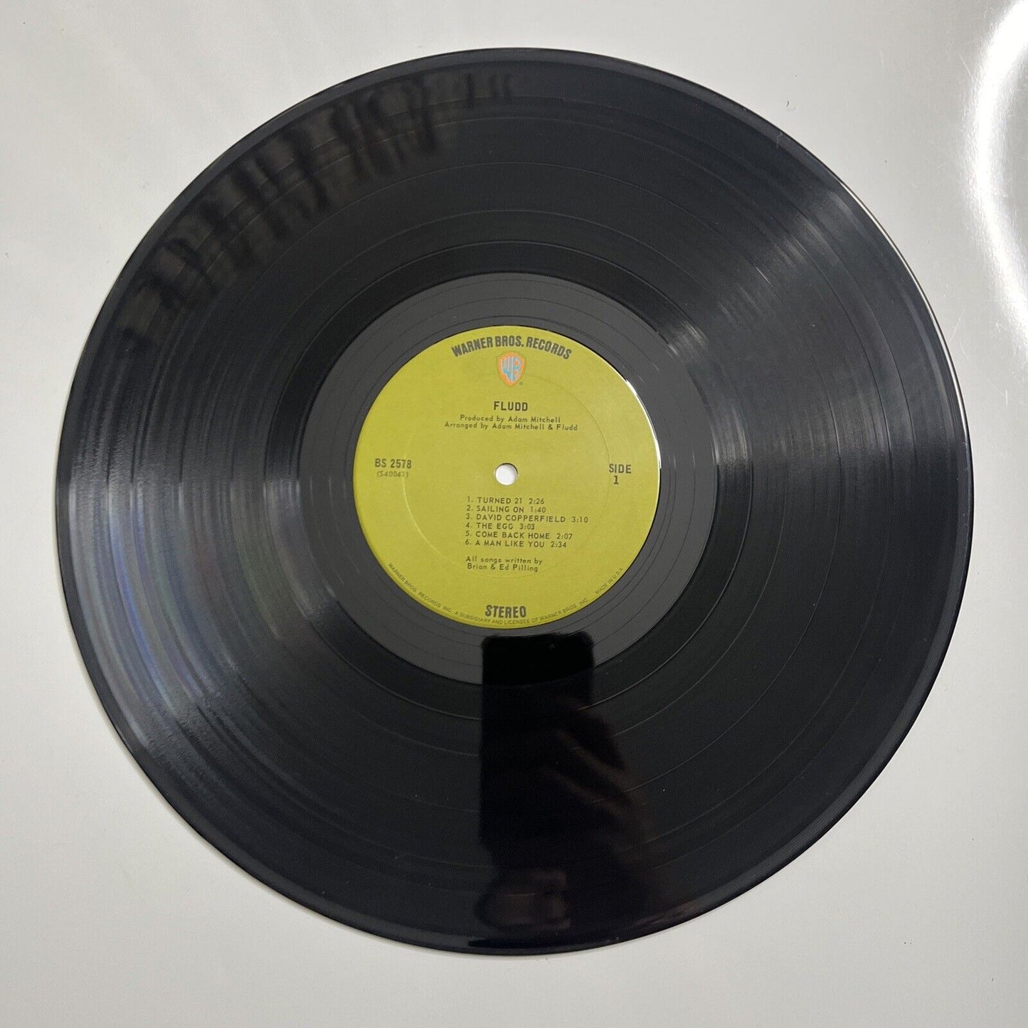 Fludd LP Vinyl Record 1971 Warner Bros 12" BS 2578