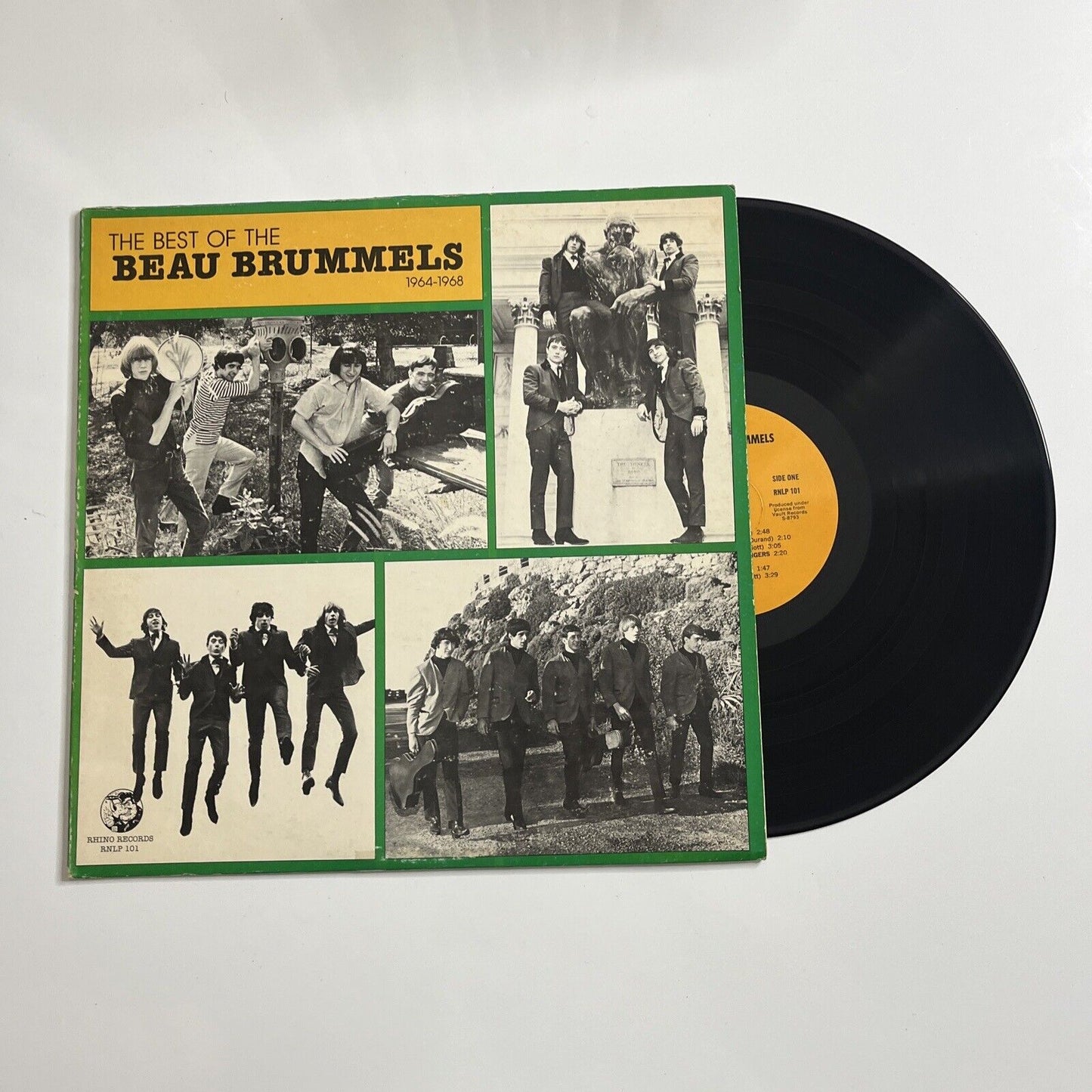 The Best Of The Beau Brummels 1964 - 1968 LP Vinyl Record 1981 Rhino RNLP 101