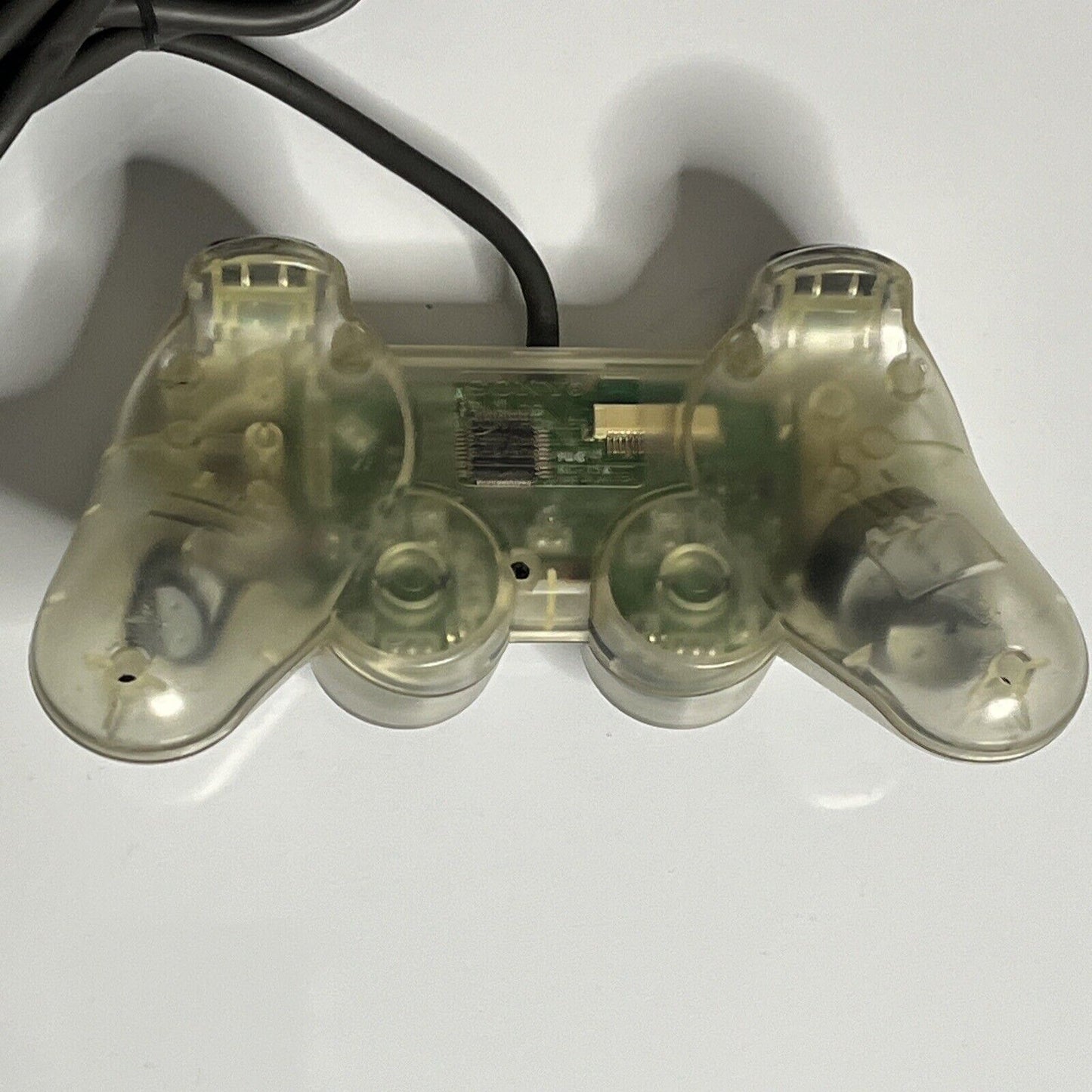 Authentic Sony PlayStation Dual Shock Controller Clear Transparent Genuine