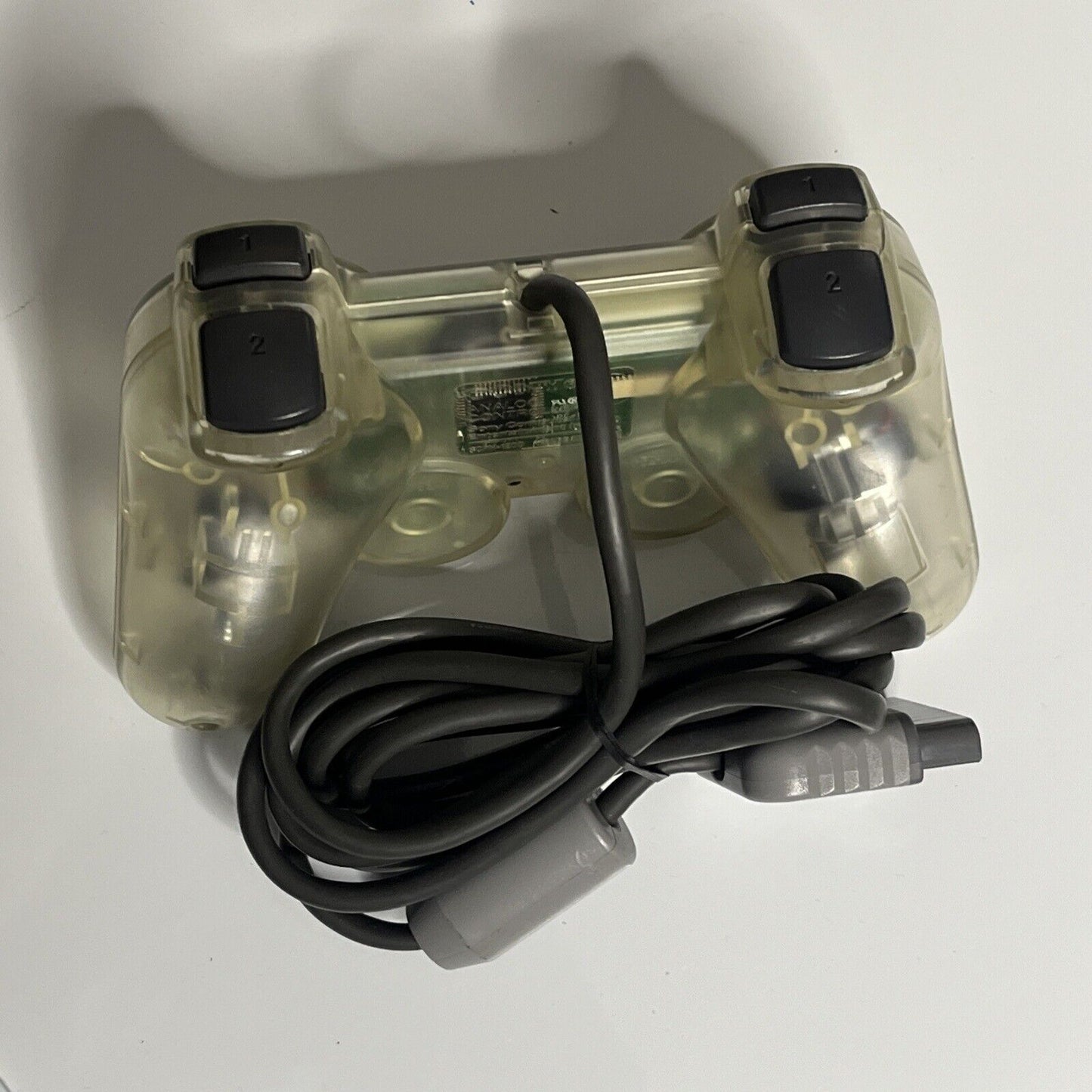 Authentic Sony PlayStation Dual Shock Controller Clear Transparent Genuine