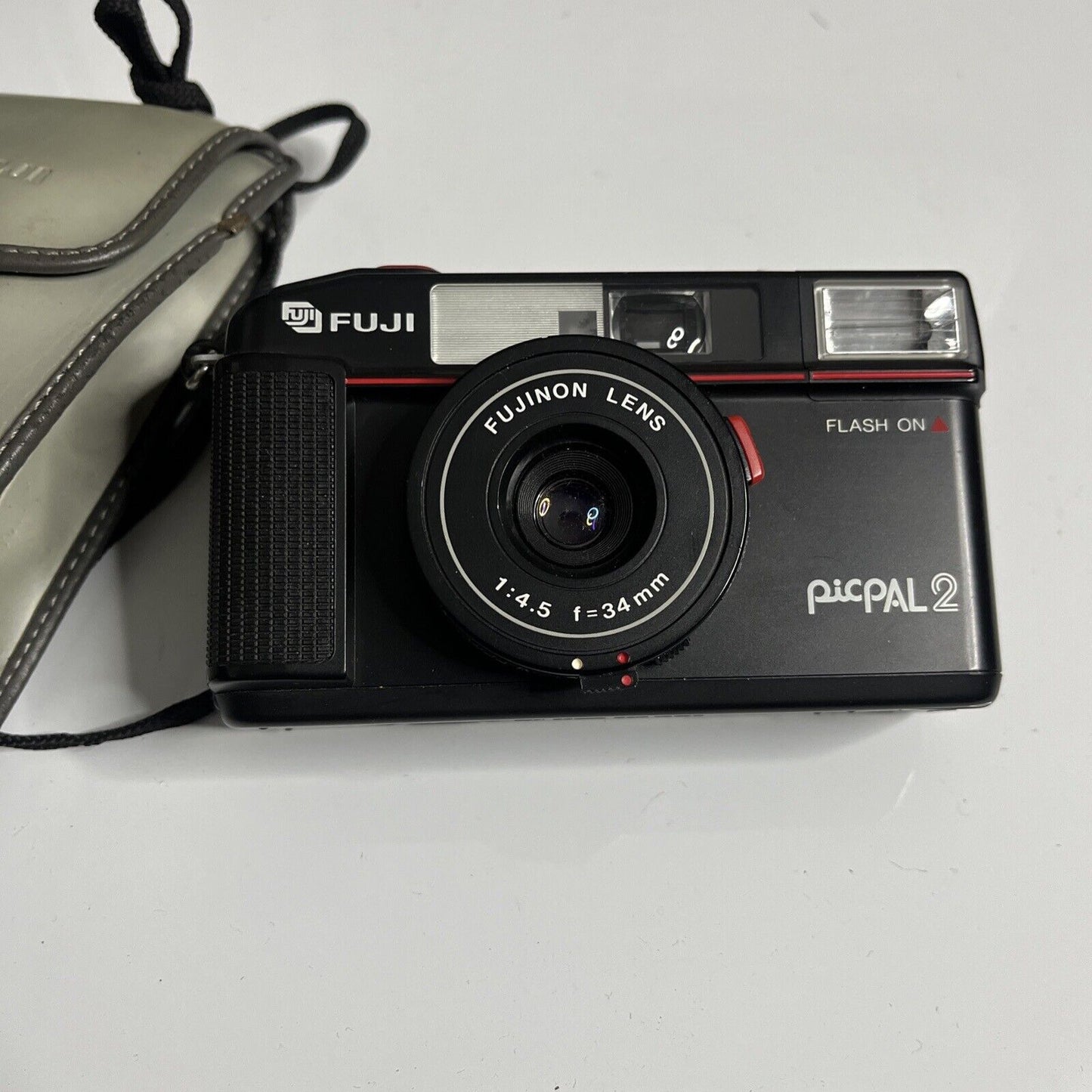 Fuji Pic Pal 2 Point & Shoot 35mm Film Camera with Case