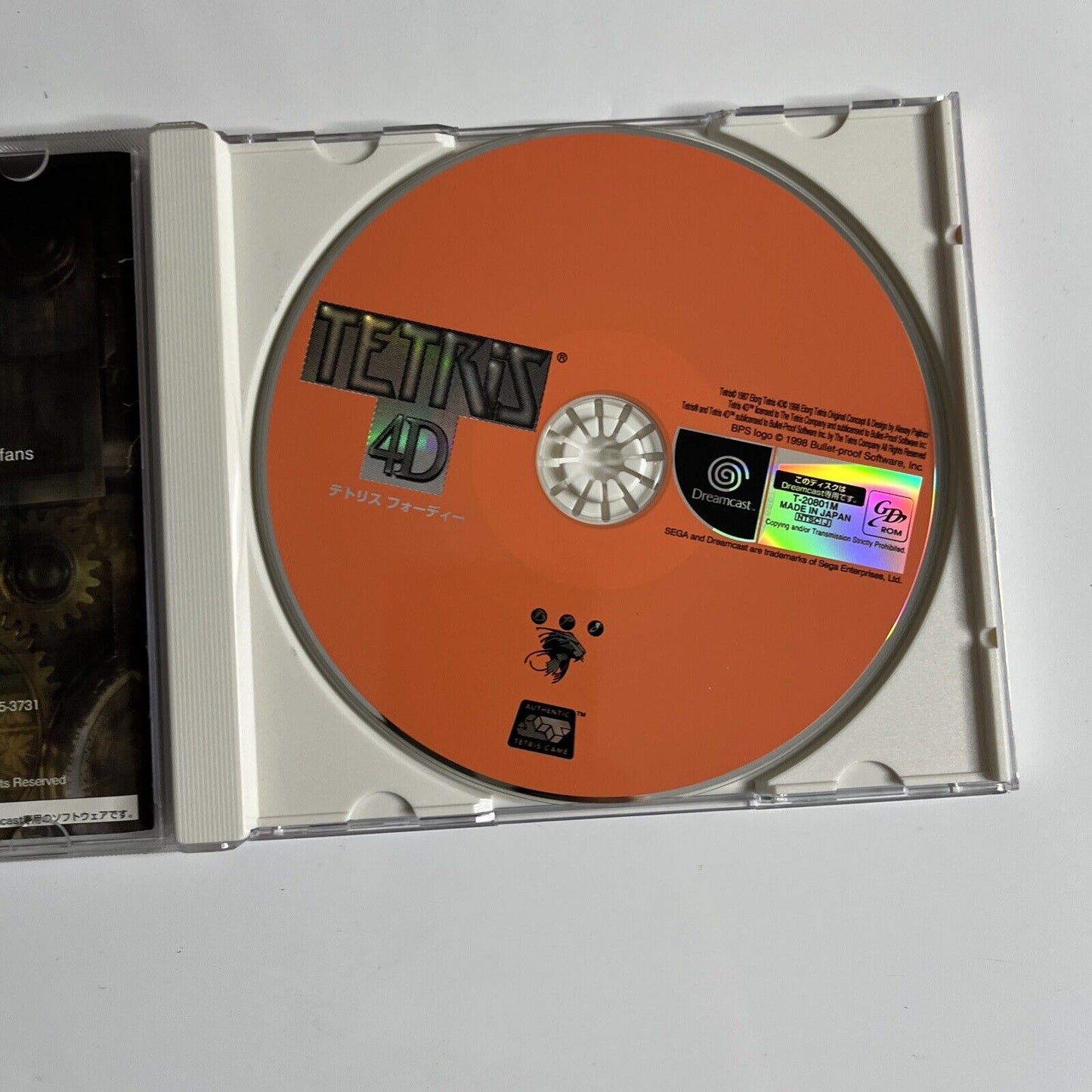 Tetris 4D Sega Dreamcast DC NTSC-J JAPAN Puzzle 1998 Game