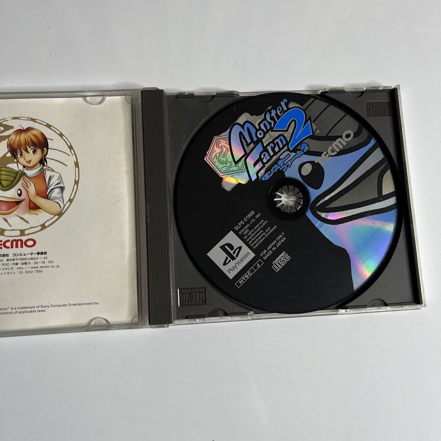 Monster Farm 2 PS1 Sony PlayStation NTSC-J JAPAN Game 1999 Complete