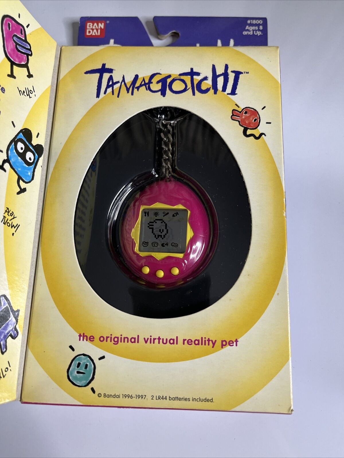Original 1997 Tamagotchi Sealed in Box Pink Version NEW