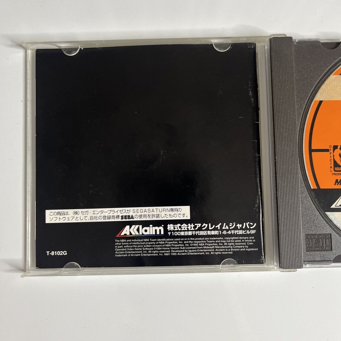 NBA Jam Tournament Edition Sega Saturn SS NTSC-J JAPAN 1995 Game