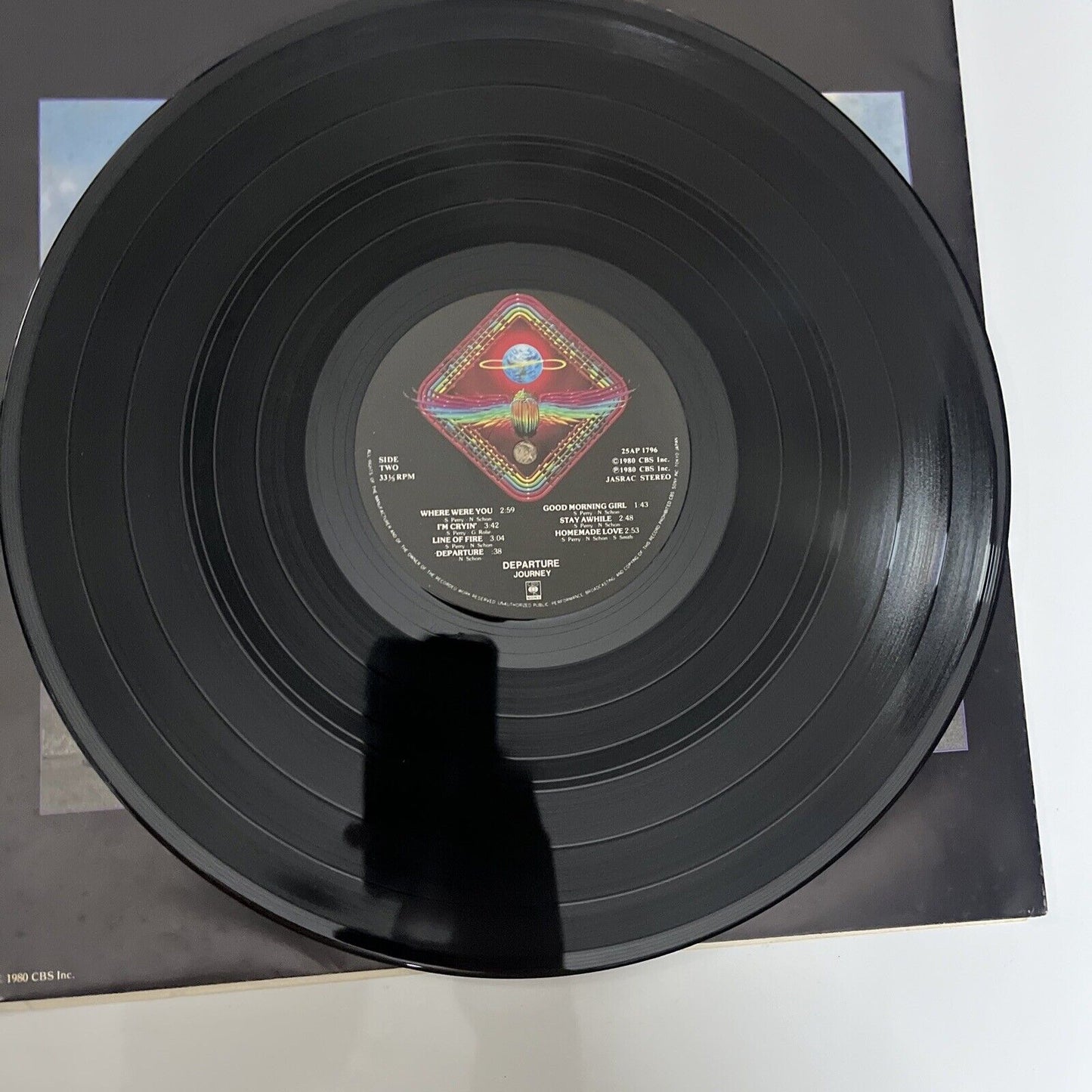 Journey - Departure LP 1980 Vinyl Record 25AP 1796 with Inserts