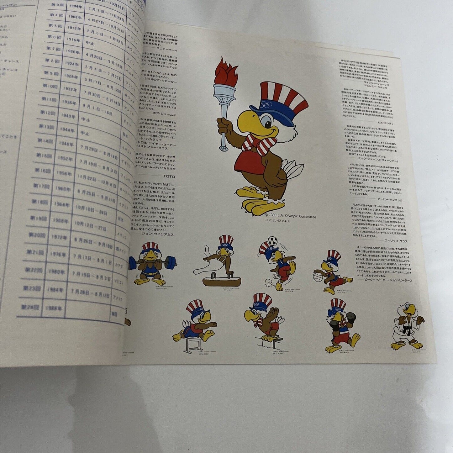 The Official Music Of The XXIIIrd Olympiad Los Angeles 1984 LP Vinyl Obi Gatefol