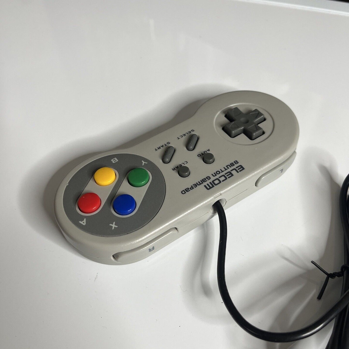 Elecom 8 Button Gamepad Controller with Rapid Fire USB for PC Windows JC-FROST