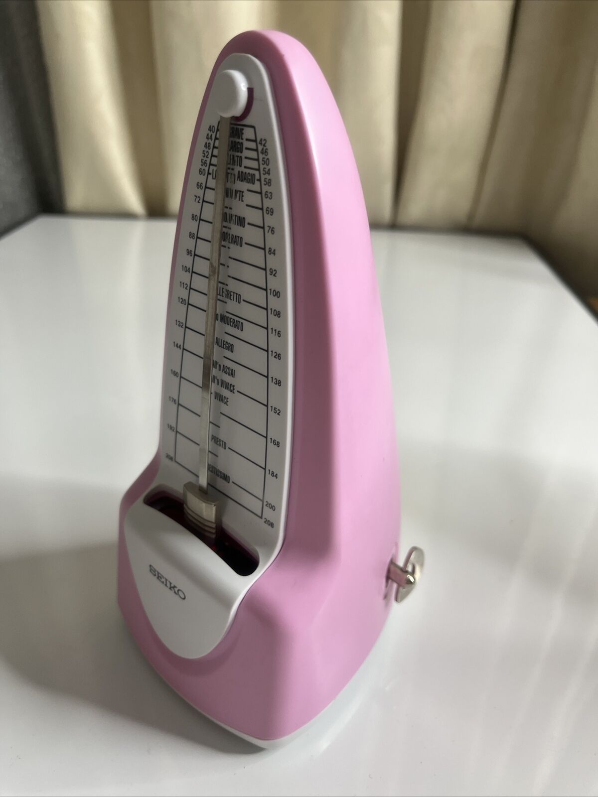 Seiko Disney Traditional Keywound Metronome Pink SPM320 Made In Japan